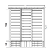 Kaski 240 dimensiuni